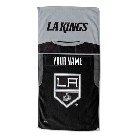 Los Angeles Kings NHL Jersey Personalized Beach Towel 30 x 60