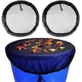 thumbnail image 1 of 2 Pcs Mesh Cover for Rain Barrel, 38.5 Inch Black Rain Barrels Net Cover, Water Collection Bucket Screen Covers to Keep Leaves Debris Out Black - 2pcs, 1 of 7