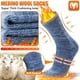 thumbnail image 2 of Calcetines térmicos EBMORE de lana merino para mujer y hombre de invierno, 4 pares, 2 of 6