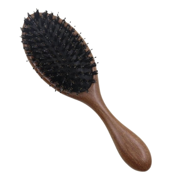 CZSCPDAW Boar Bristle Hair Brush for Smooth & Shiny Hair, Detangling, Scalp Care & Frizz Control for All Hair Types