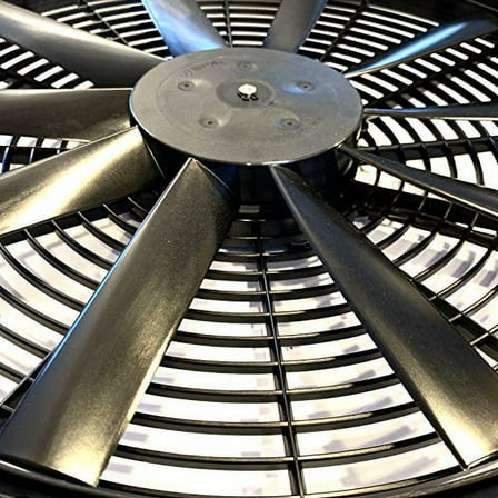 SPAL 30100400 16" Puller Fan 12 Volt Low Profile Straight Blade 1074 cfm VA18-AP10/C-41A