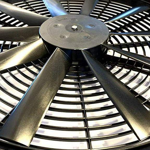 SPAL 30100400 16" Puller Fan 12 Volt Low Profile Straight Blade 1074 cfm VA18-AP10/C-41A