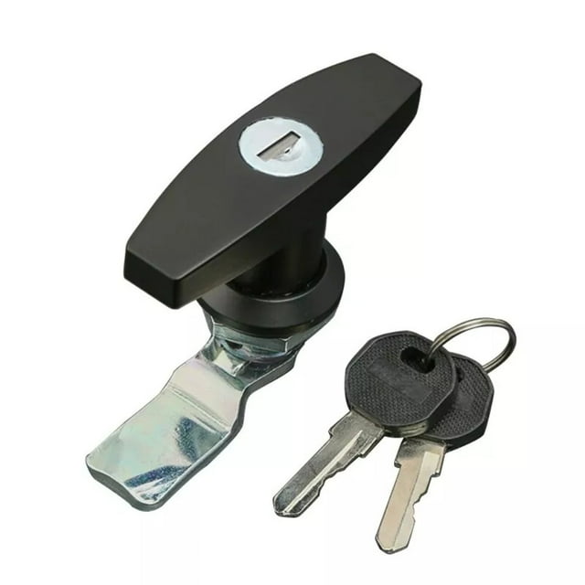 Bgsha Poignée en Forme de T Caravane VR Camion Remorque Boîte à Outils Tiroir Armoire Serrure de Porte Loquet