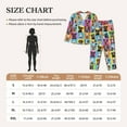 thumbnail image 6 of Disketp Pajamas Set Long Sleeve Sleepwear Womens Button Down Nightwear Pj Sets-Cute Dogs Collage, 6 of 9