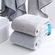 thumbnail image 3 of Nvzi 6 toallas de baño, toalla de mano de algodón suave para el hogar, súper suave, altamente absorbente para ducha, piscina, toalla de mano de 55,12 x 27,56 pulgadas (gris), 3 of 5