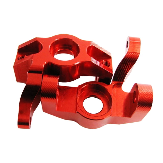 Portador del eje de dirección Bewildely para 1/10 WLtoys K949 color rojo
