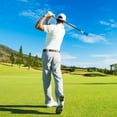 thumbnail image 5 of Gymax Golf Swing Trainer Click Stick Swing Training Aid for Speed Flexibility Balance Blue, 5 of 10