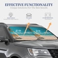 thumbnail image 4 of Saiise Shopping Cart On Tropical Beach for Foldable Car Sun Shades (2-Pack) Offer Sun Protection with an Easy-fold Design for Convenient Windshield Shading-Small, 4 of 6