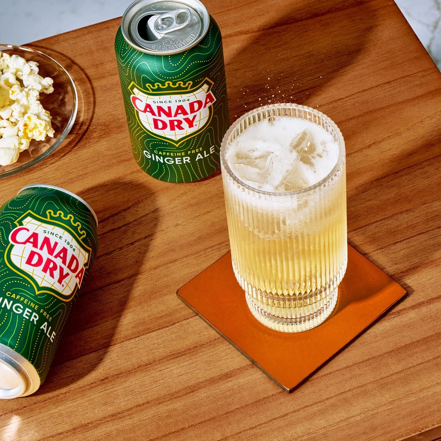 Canada Dry Ginger Ale Soda, 12 fl oz Aluminum Cans, 8 Pack, Allergens Not Contained