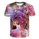 thumbnail image 1 of Disney magic full house camiseta niños verano dibujos animados Top camiseta moda chicas 3D impresión linda camiseta Bottoming gran oferta Tees5T Gao Jinjia LED, 1 of 2
