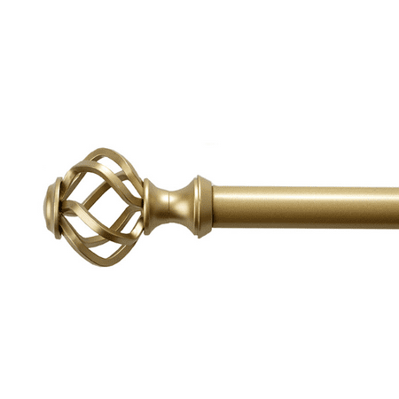 Better Homes & Gardens 1" Birdcage Curtain Rod, 42"-120"