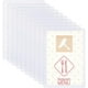 thumbnail image 1 of 10 protectores de hojas transparentes de 8.3 x 12 pulgadas, de plástico, para papel A4. Fundas rígidas impermeables para documentos y fotos. Protectores de impresión para menús y archivos., 1 of 9