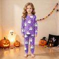 thumbnail image 4 of TOWED22 Toddler Girls Boys Halloween Graphic Pajamas Pjs for Boy Jammies Long Sleeve Top and Pant Sleepwear Clothes Sets, 4 of 9