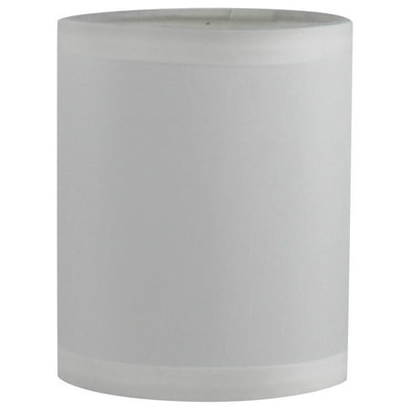 Urbanest 4x4x4.75" Drum Chandelier Shade, Off White Faux Silk