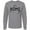 AC-Heather Grey, variant on Inktastic It's Home State of North Carolina Outline Long Sleeve T-Shirt