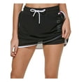 thumbnail image 3 of TOMMY HILFIGER SPORT Womens Black Logo Graphic Mini Active Wear A-Line Skort S, 3 of 4