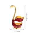 thumbnail image 2 of UPOUART 1Jgo Conjunto De Cucharas Y Soporte Para Bebida Con Base En Forma De Cisne Color, 2 of 6