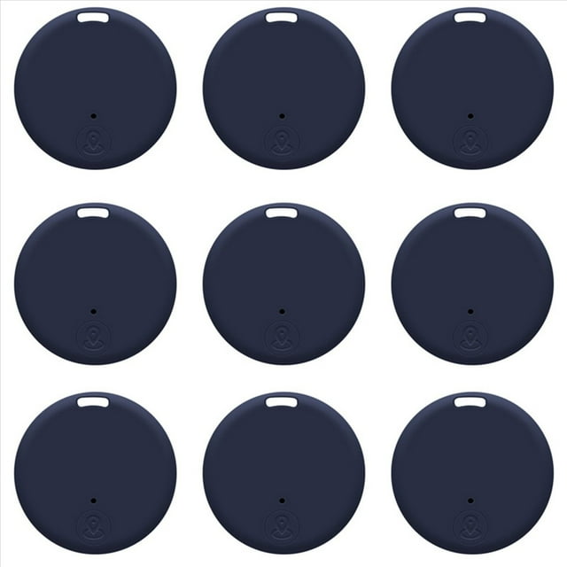 Paquete de 9 Rastreadores GPS para Vehículos Buscador de Llaves Rastreador GPS Mini Rastreador GPS Rastreador GPS para Mascotas Azul Marino