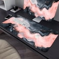 thumbnail image 4 of Marble Desk Pad Mouse Pad Abstract Fluid Pink and Black XL Mouse Pad Large Mousepad Extended Laptop Keyboard Mat Gaming Desk Pad Mouse Mat 31.5"x11.8" Office Computer Keyboard Laptop Home, 4 of 6