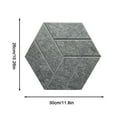 thumbnail image 2 of SgJHXb Soundproof Wall Stickers Hexagon Acoustic Panels Self Polyester Fiber Noise Reduction For Home, 2 of 5