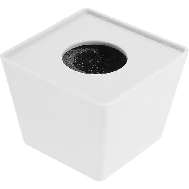 Shisuyan Logo de Micro d'Entrevue Cube Trapézoïdal Portable Microphone Trapézoïdal Drapeau Logo de Station
