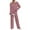 Pink, variant on TIYOMI Plus Size Women's Sweater 2 Piece 2X Khaki Suits Solid Long Sleeve Pullover Lounge Sets Knitted Sweatersuits Fall Winter Sweater Top & Wide Leg Pants 2XL 18W 20W