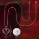 thumbnail image 4 of 2026 XYC Angel Wing Love Heart Necklaces for Women, Silver Tone Pendant Necklace Jewelry Gifts for Women Valentine's/Mother's Day, Anniversary, Birthd, 4 of 5
