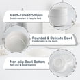 thumbnail image 3 of Salad Bowl, Large Serving Bowl Set, Deep Bowl for Kitchen, Ceramic Bowl Set for Soup, Cerea，Dishwasher & Microwave Safe, Easy Clean, 3 of 5