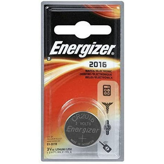 Energizer Watch/Electronic Battery 2016 1 EA - Buy Packs and SAVE (Pack of 2)
