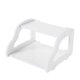 thumbnail image 1 of Wall Mount Router Storage Rack White Composite Material 2-Tier Saves Space No Drilling 6.5x4.3, 1 of 4