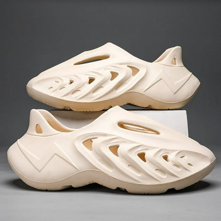 

HOLEX Foam Runner Shoes for Women Men Cloud Slippers Lightweight Slip-On Walking Sneakers Breathable Soft Beach Sandals-44