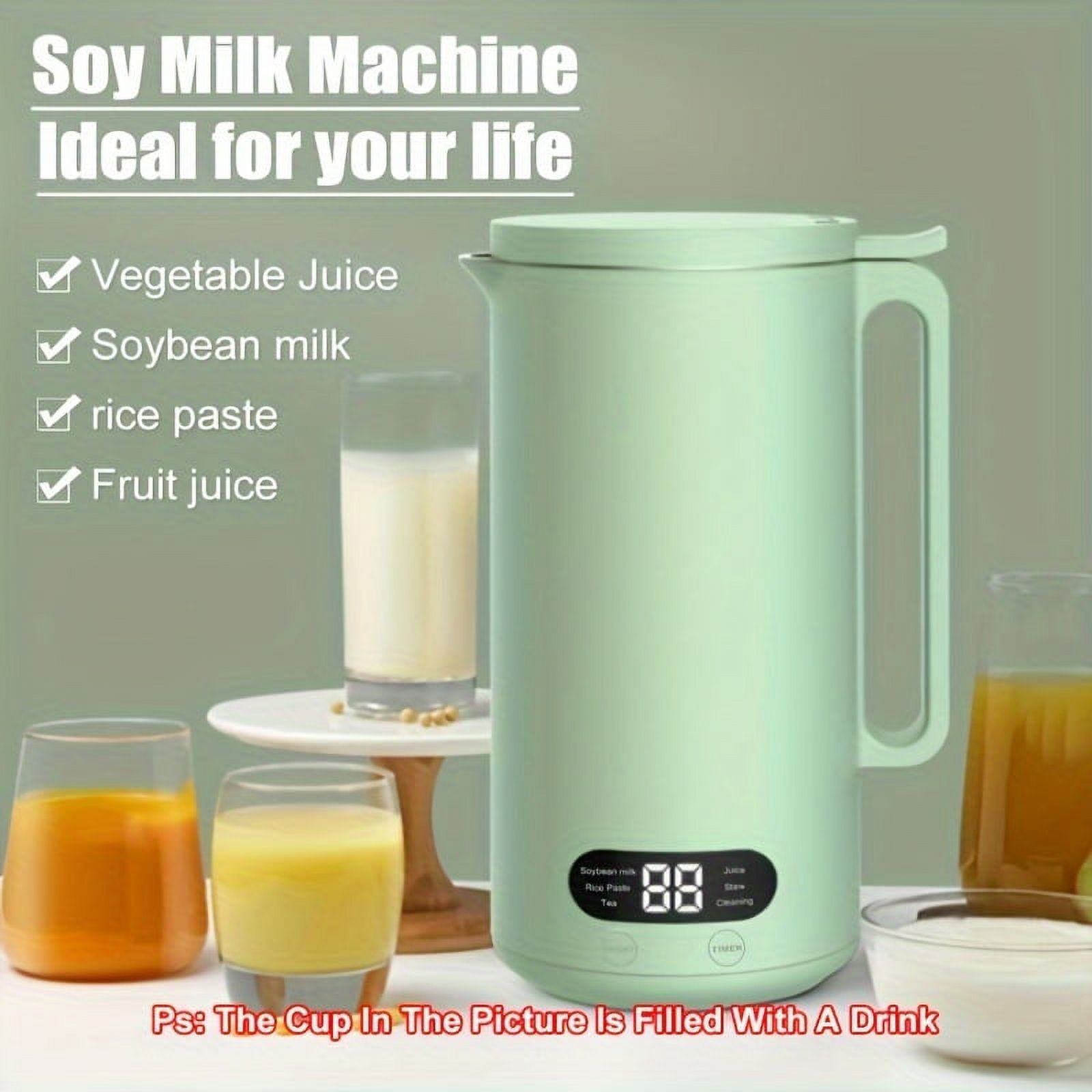 1pc mini heavy duty blender, Mini Soy Milk Maker Machine, 6 In 1 Automatic Nut Milk Maker, Electric Juice Blender Free Filtering, Self-Cleaning Personal Soybean Milk , Kitchen Accessories Gadgets