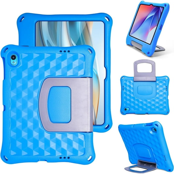 elitegadget Case for Onn 10.1 Inch Tablet (2024 Model) Gen 4 - Shockproof Lightweight Protective EVA Kids Kickstand Cover Case 1 Stylus (Blue)