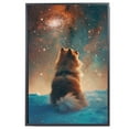 thumbnail image 2 of Pomeranian Dog Art Print Poster, Wall art Canvas Painting Decor, Dog Pop Starry Night Art Home Decor Artwork For Bedroom Living Room Bathroom Décor, 2 of 6