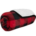 thumbnail image 6 of PetAmi Waterproof Dog Blanket For Small Medium Dogs, Pee Proof Pet Blanket for Couch Bed, Reversible Water Proof Blanket for Puppy Indoor Cat, Soft Dog Fleece Blankets Washable, 24x32 Checkered Red, 6 of 8