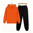 thumbnail image 3 of Timegard Toddler Clothes Boys Girls Sweatsuit Kids Fall Winter Casual Comfy Workout Sets Hoodies Joggers Outfits, 3 of 8