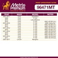 thumbnail image 3 of Metrix Premium Chassis Parts - 4 PC Front L/R Upper Control Arm & L/R Outer Tie Rod End Kit Fits 07-17 Ford Expedition, 09-14 Ford F-150, 07-17 Lincoln Navigator, RK80306 RK80308, ES800515, ES800514, 3 of 8