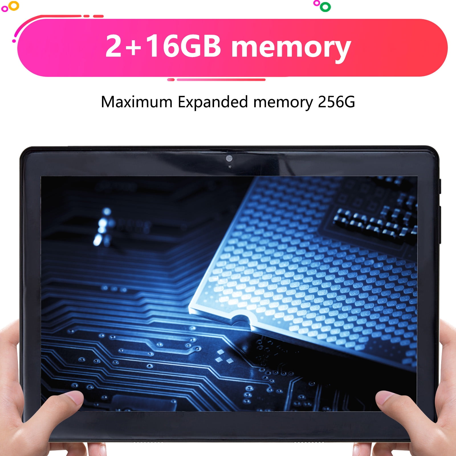 Upgraded 10.1-inch Tablet Computer 2+16G 10 Core Android Ultra-thin High-definition Screen Learning Game Video Office Tablet Supports SIM Card Voice Call