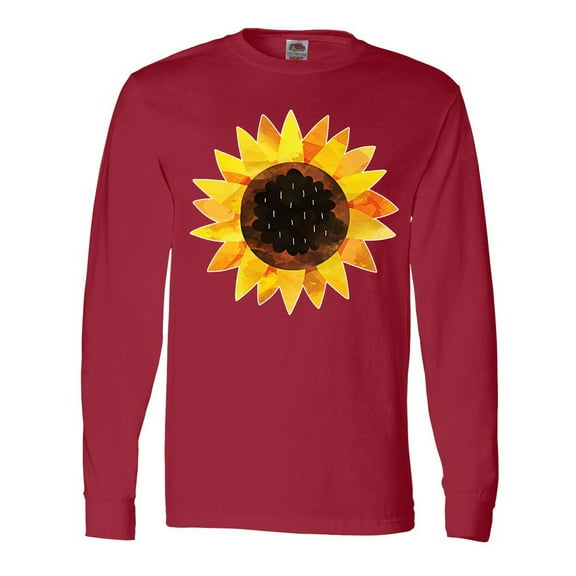 Inktastic Summer Sunflower Long Sleeve T-Shirt