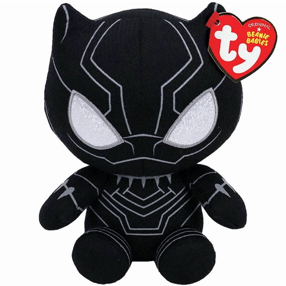 TY Beanie Babies Black Panther (Soft Body) - 6"