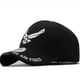 thumbnail image 1 of Gorra de béisbol de algodón con bordado de alas estilo aviador, 1 of 4