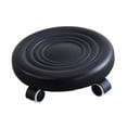 thumbnail image 3 of Siruishop Tabouret Roulant à Faible Hauteur avec Roues, Siège Roulant Bas pour Maison, Bureau, Chambre, Noir, 3 of 8