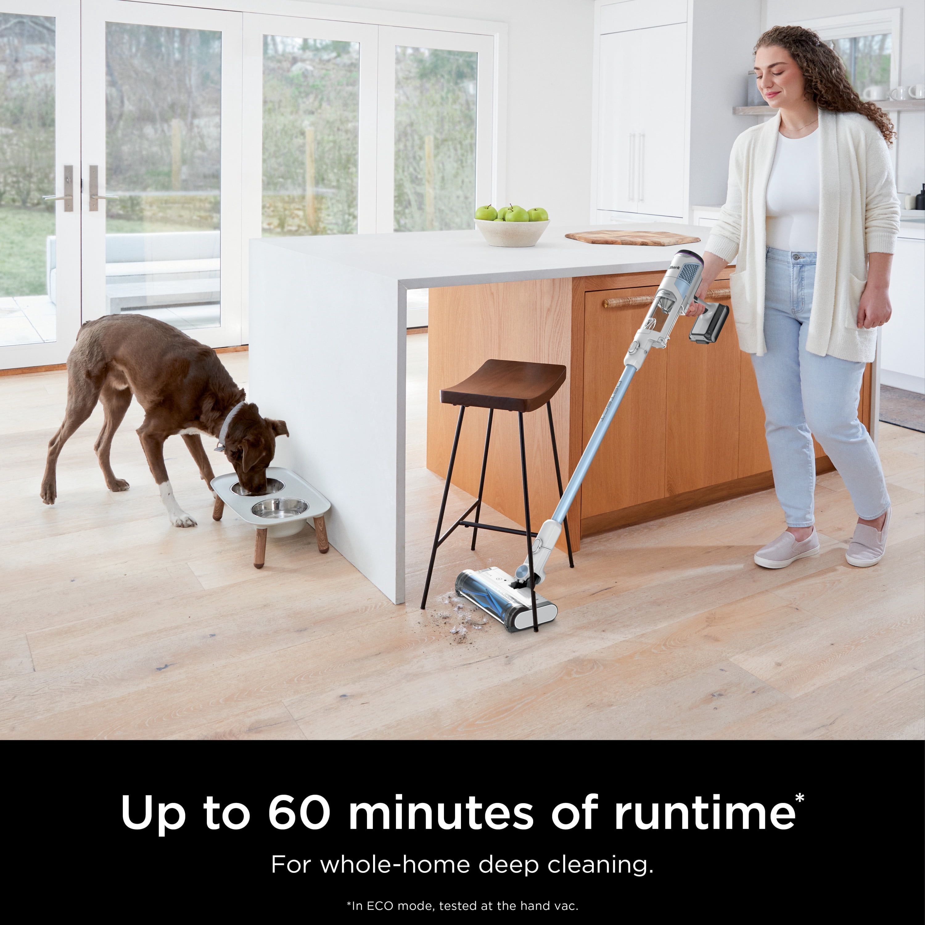 Shark Detect Clean & Empty Cordless Auto-Empty System with Powerfins Multi-Surface Brushroll