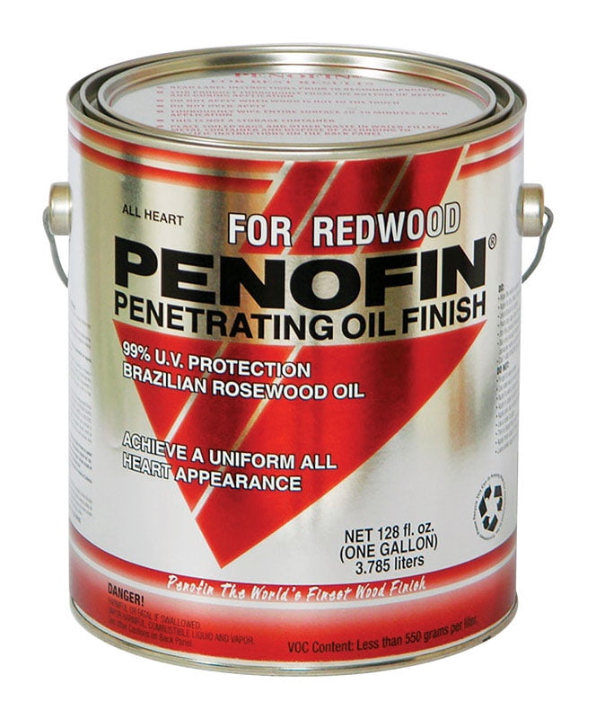 Penofin All Heart Transparent Redwood OilBased Wood Stain 1 gal