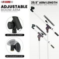 thumbnail image 4 of 5Core Tripod Mic Stand 4Pcs Adjustable Holder Floor Microphone Boom Arm, 4 of 4