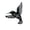 Front spread wings, variant on 3 Optional Metal Hummingbird Wall Art Decoration 1PC Cutout Iron Black Bird Sculpture Hanging Pendant Decoration Office Kitchen Room Home Decor