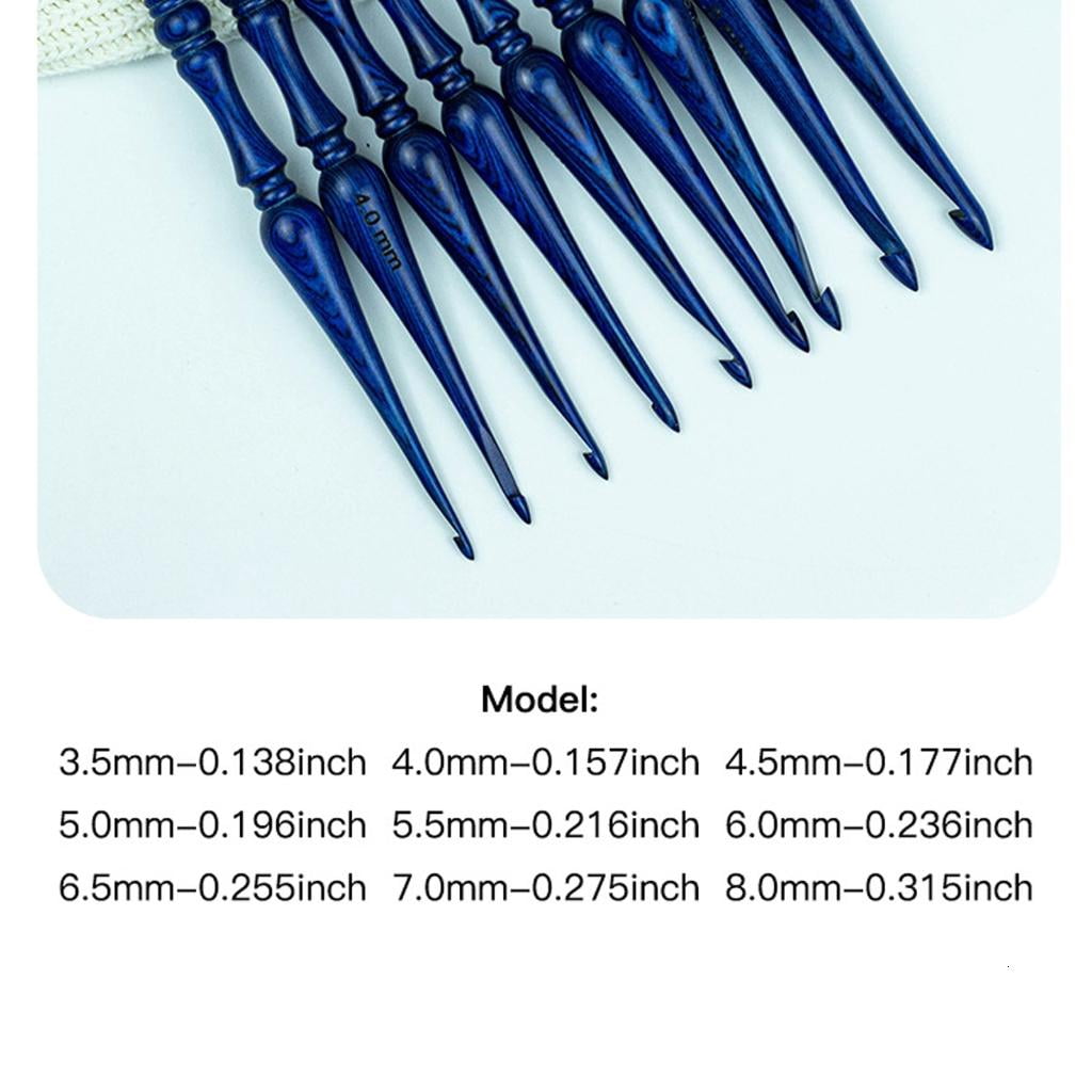 Giaone Wooden Crochet Needle Set In Elegant Retro Designs For Creation