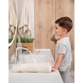 thumbnail image 2 of Fapully Brushed Nickel Bathroom Faucet 3 Hole, Waterfall 8 Inch Widespread Bathroom Sink Faucet with Pop-up Drain, Two-Handle Faucet for Bathroom Sink, 2 of 9