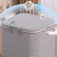 thumbnail image 5 of Taicans Storage Basket Large Blanket Storage Heavy Duty Mobile Bag with Zipper and Reinforced Handling Container Closet Organizer and Storage Mobile Bag for Bedding A, 5 of 12