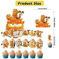 thumbnail image 4 of 32 Pcs For The Garfield Movie Cartoon-Themed Party Decorations and Favors Set – Backdrop, 13 Cupcake Toppers, and 18 Balloons for Celebration Birthday Parties, 4 of 4